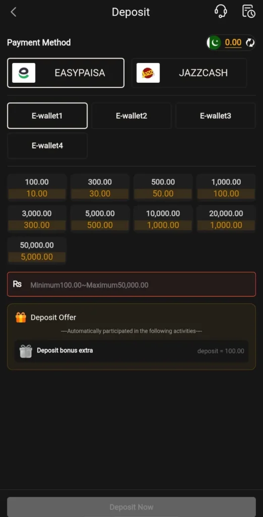 deposit mgs456