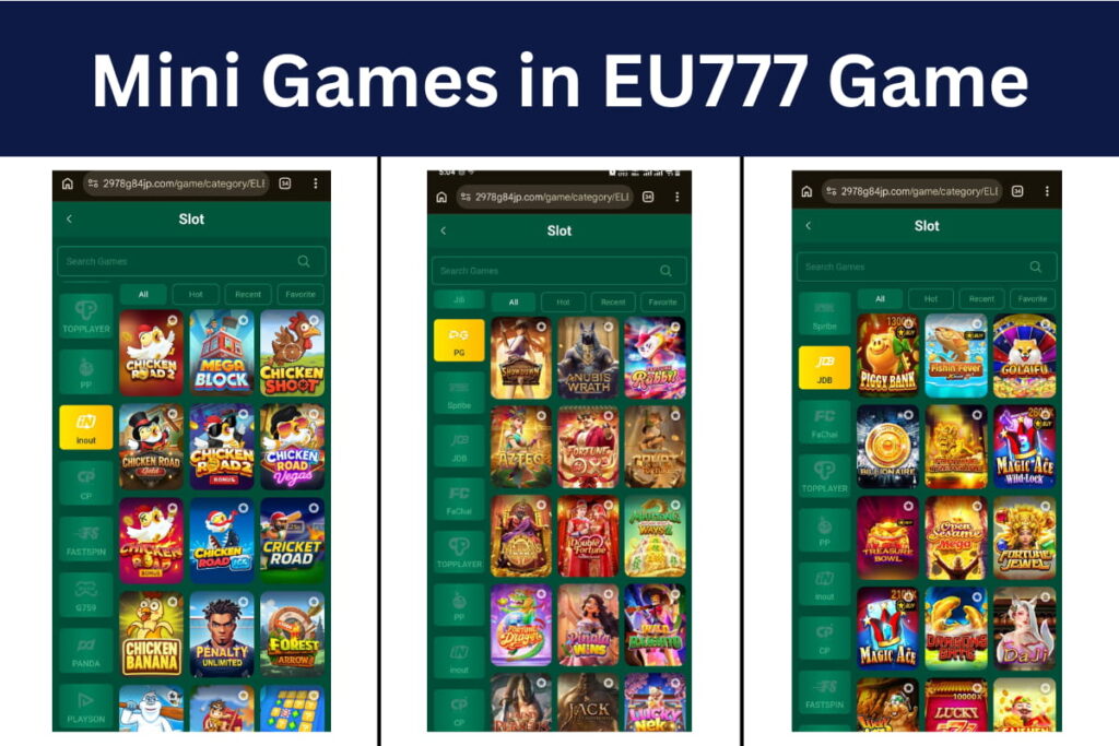 Mini Games in EU777 Game